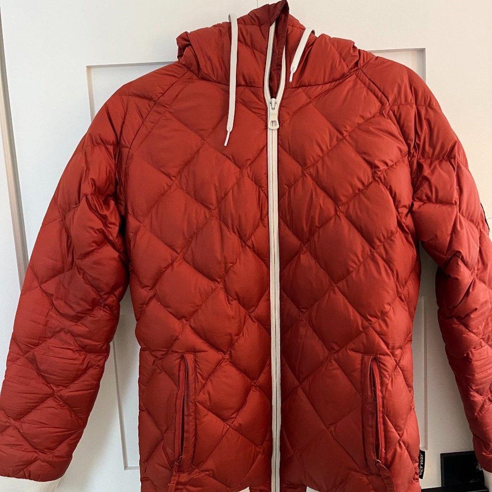 Armada Women's Red Puffer Jacket, Size Small